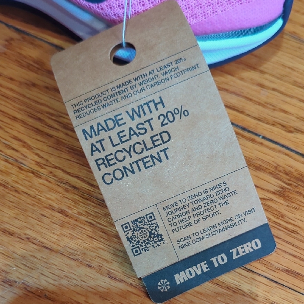 Nike Kids Pink and Navy Sneakers - Picture 2 of 4